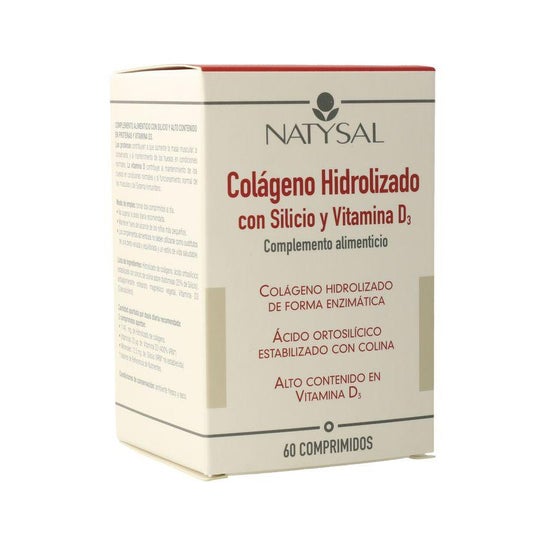 Natysal Colageno Hidrolizado Con Silicio Y Vitamina D 60 Comp