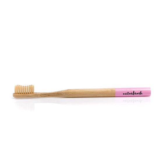 Brosse à dents Beter Pink en bambou