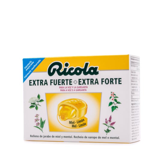 Ricola Bonbons Extra-Forts Miel et Citron 51g