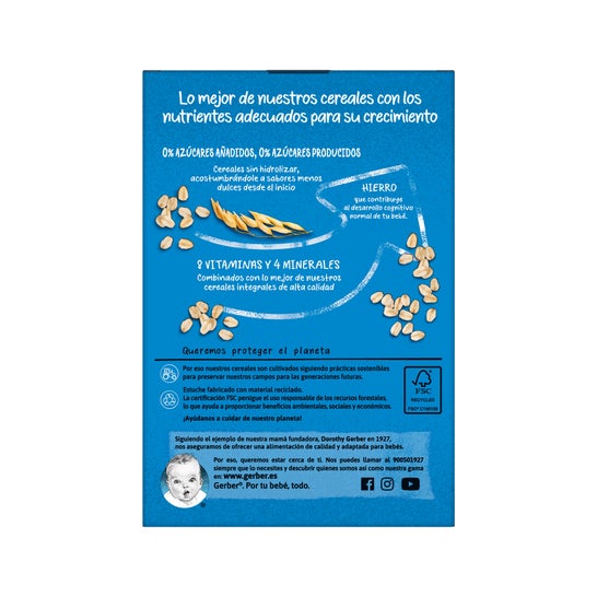 Gerber Multicereals No Added Sugars No Produced 270g