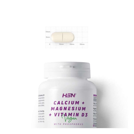 HSN Calcio + Magnesio + Vitamina D3 120comp