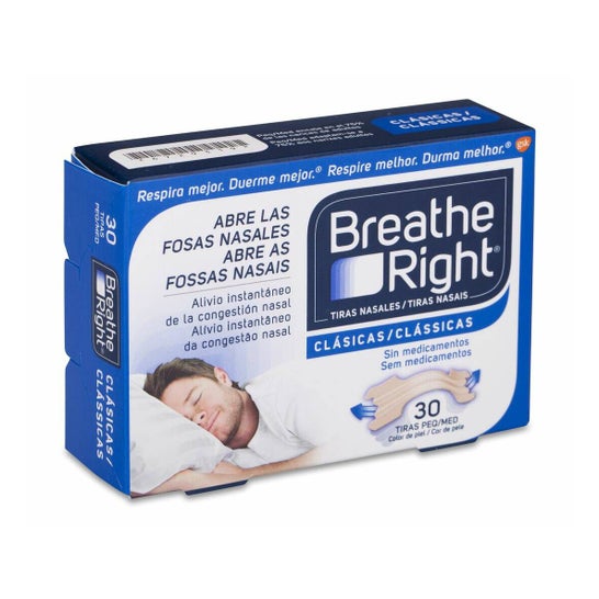 Breathe Right® Bandelettes Nasales 30 Unités