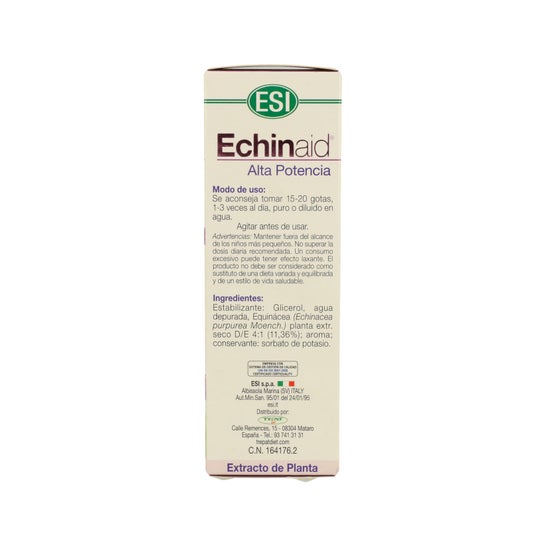 ESI Extrait d'échinaïde sans alcool 50ml