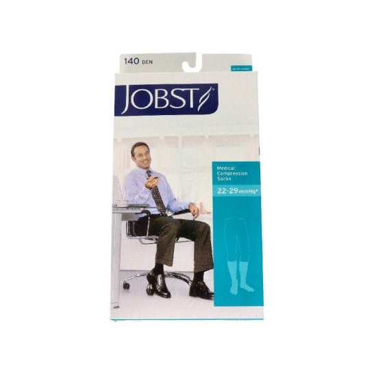 JOBST Chaussettes De Compression De Voyage – 15-20 MmHg, Aide Contre La Thrombose Veineuse, Design Unisexe, Coton Doux Et Respirant