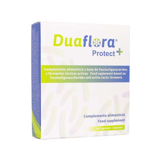 Duaflora Protect+ Prébiotiques et Probiotiques 30caps