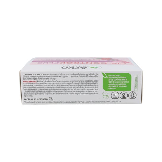 Cranberola Cis-control Plus avec Heather 60caps