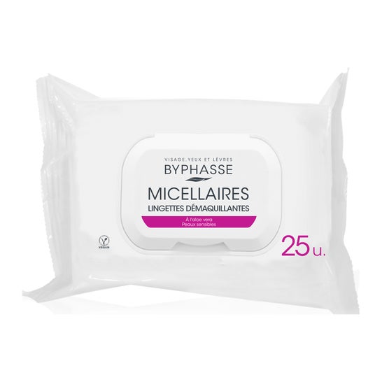 Byphasse Solution Micellaire Lingettes Démaquillantes 25uts