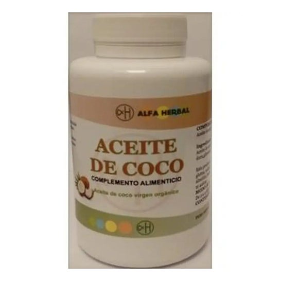 Alpha Herbal Huile de noix de coco 120caps Alpha Herbal Huile de noix de coco 120caps