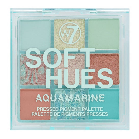 W7 Soft Hues Palette Aquamarine 8,1g