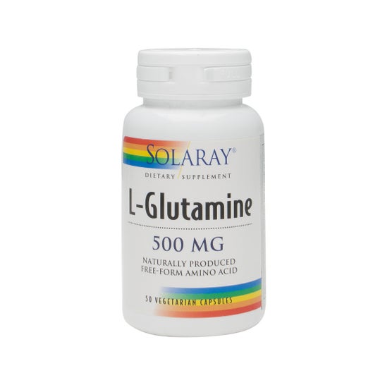 Solaray L-glutamine 500mg 500mg 50caps