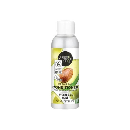Organic Shop Après Shampooing Réparateur Avocat Olive 50 ml