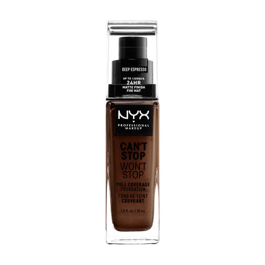 Nyx Can't Stop Won't Stop Foundation Deep Espresso 30ml