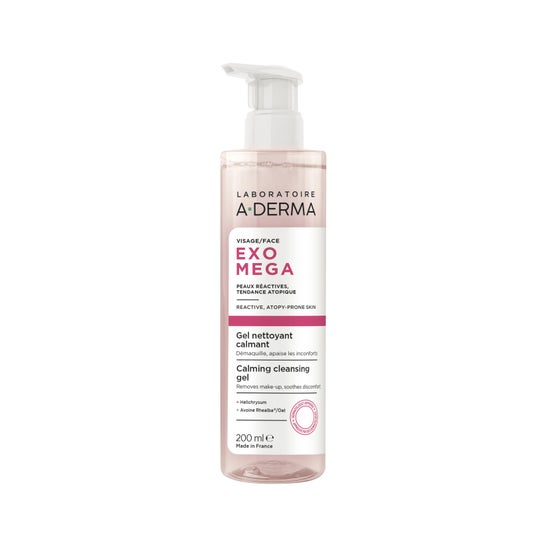 A-Derma Exomega Visage Gel Nettoyant Calmant 200 ml