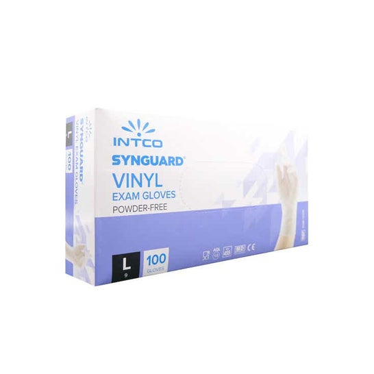 Intco Gants Vinyl Taille L 100uts
