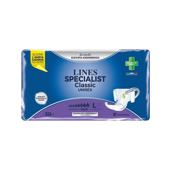 Lines Specialist Classic Couche-Culotte Maxi Taille L 30uts