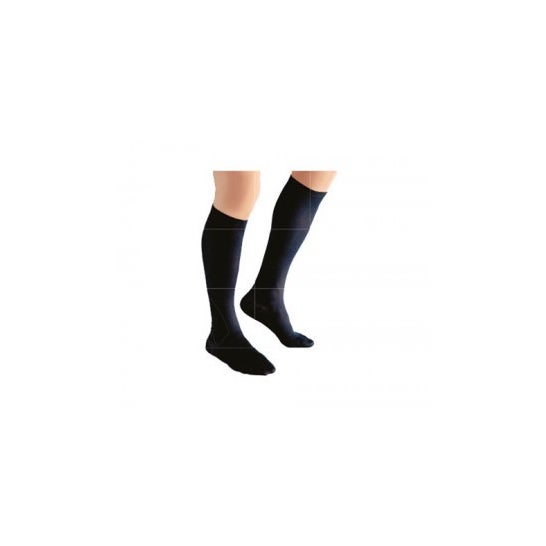 Medilast Silver Edition Silver Edition chaussette de compression préventive noire T-L