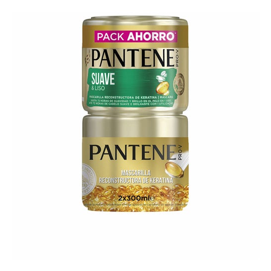 Pantene Soft & Smooth Hair Mask 2x300ml