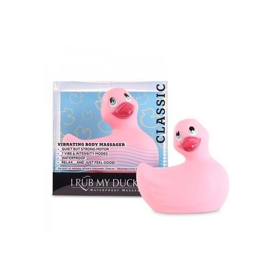 Big Teaze Toys I Rub My Duckie Classic Vibrator Pink 1pc