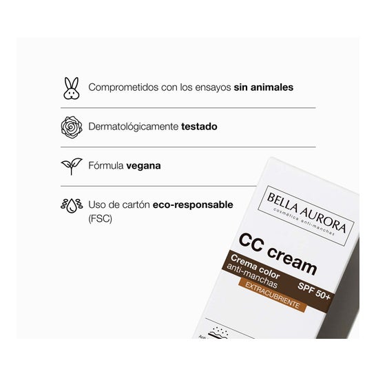 Bella Aurora CC Cream SPF50+ 30ml