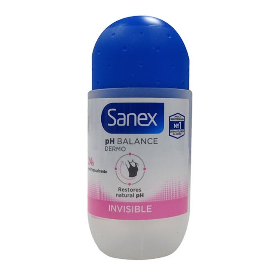 Sanex Ph Balance Déodorant Roll-On Invisible 50ml