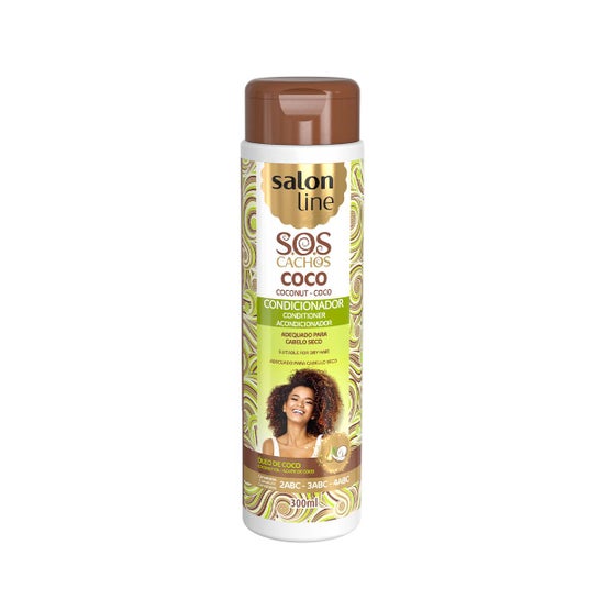 Salon Line S.O.S Cachos Après Shampooing Huile Coco 300ml