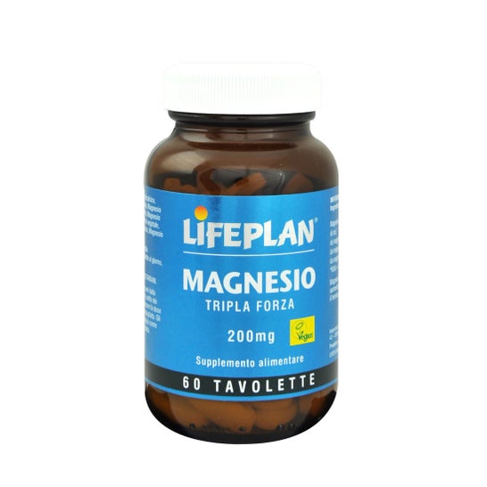 Lifeplan Magnésium Triple Strength 200mg 60 Pastilles