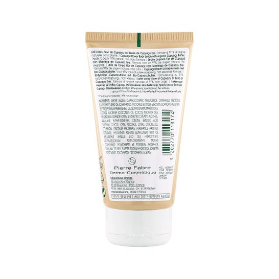 Klorane Lait Corps Beurre De Cupuaçu Fleur De Cupuaçu Bio 75ml