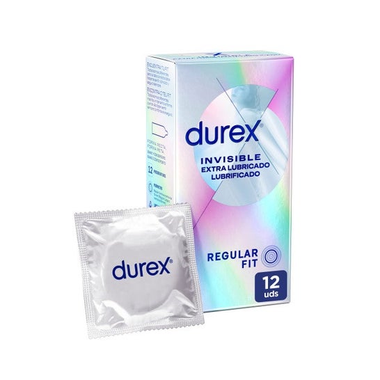 Durex® Invisible extra fin extra lubrifié 12pcs