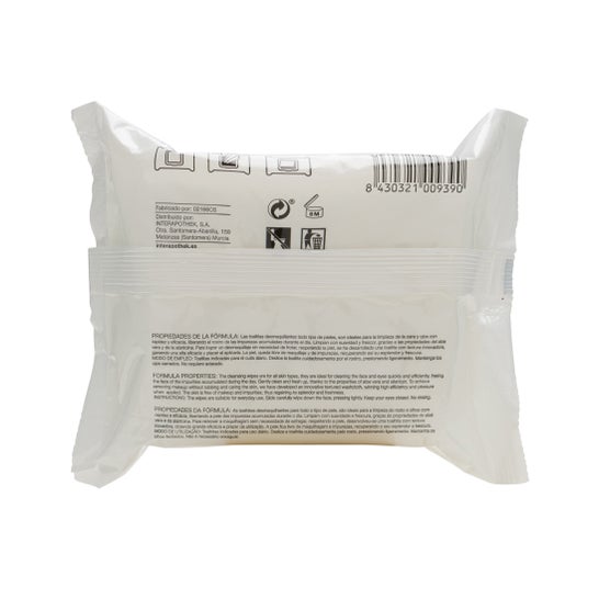 Interapothek 3 en 1 lingettes démaquillantes 24 Unités