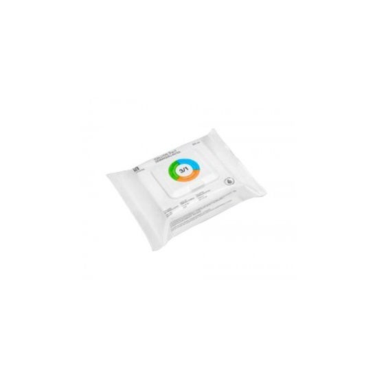 Interapothek 3 en 1 lingettes démaquillantes 24 Unités