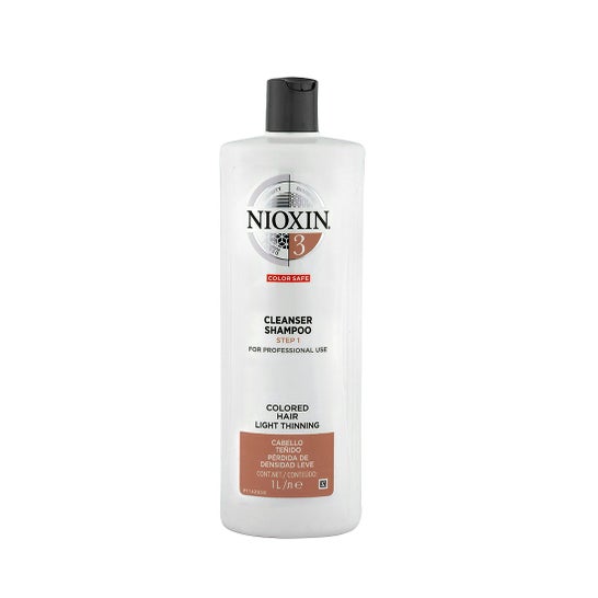 Nioxin System 3 Shampoo Volumizing Weak Fine Hair 1000ml