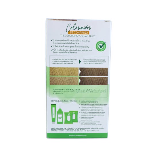 Corpore Sano Tinte Permanente Nº 7.3 Rubio Dorado 140ml *
