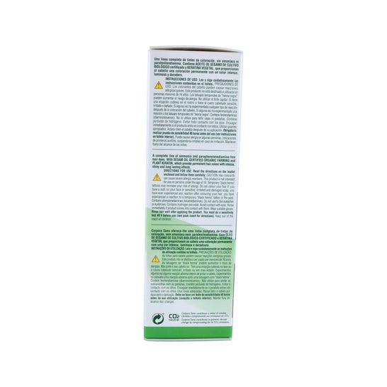 Corpore Sano Tinte Permanente Nº 7.3 Rubio Dorado 140ml *
