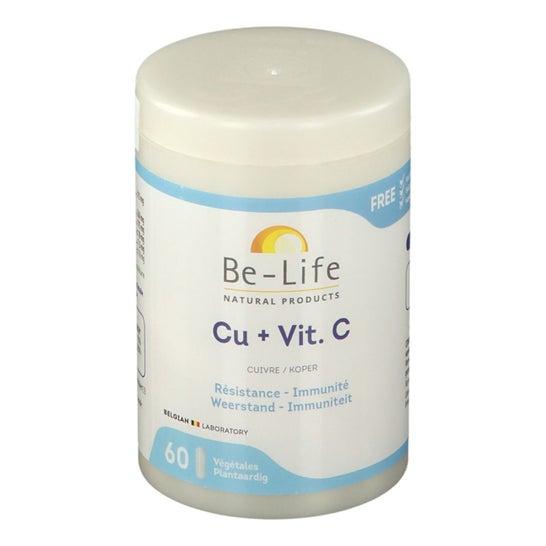 Bio Life Cu + Vit C 60 gélules
