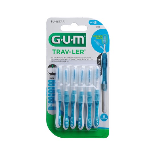 Gum Trav-Ler Brossette Interdentaire 1,6mm 6 Unités Gum Trav-Ler Brossette Interdentaire 1,6mm 6 Unités