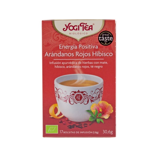Yogi Thé énergie positive myrtilles 17 sachets