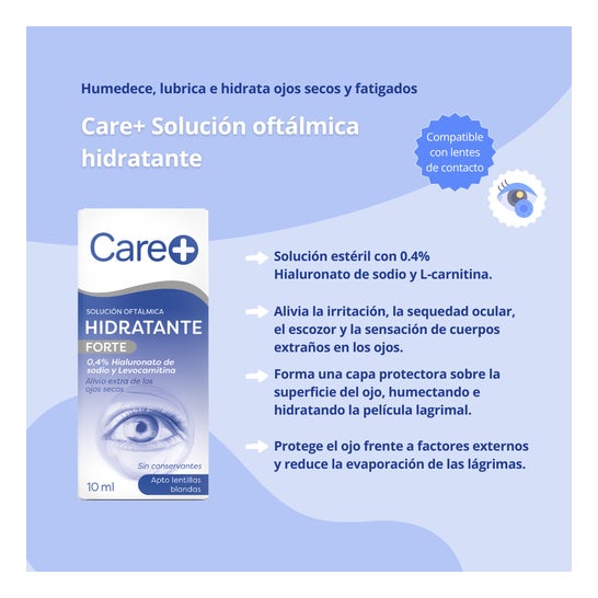 Care+ Solucion Oftalmologica Forte 10ml