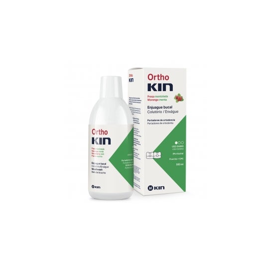 Bain de bouche OrthoKin à la fraise mentholée 500ml
