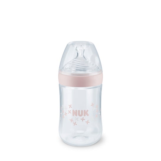 Nuk Nature Sense 260ml Bouteille en silicone 0-6 M