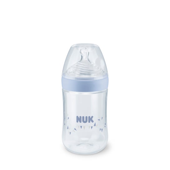 Nuk Nature Sense 260ml Bouteille en silicone 0-6 M