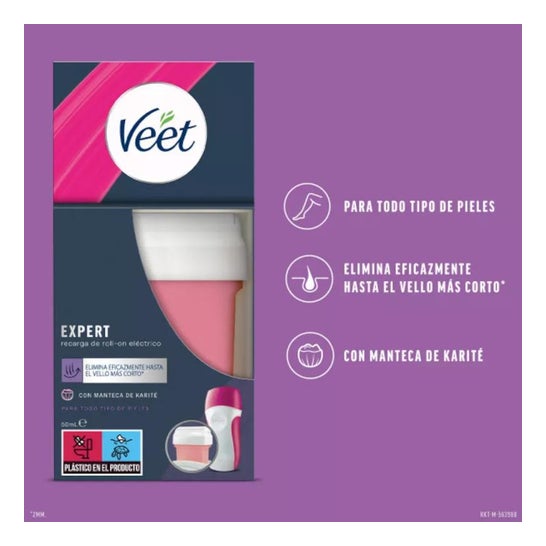 Recharge de crème à rouler Veet Jambes normales 1pc Recharge de crème à rouler Veet Jambes normales 1pc