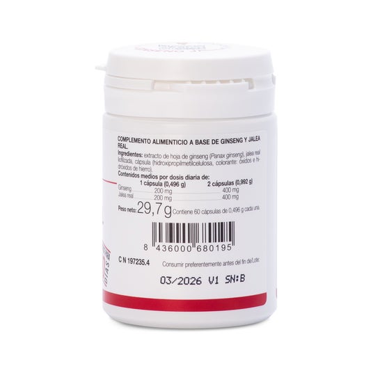 Ana Maria Lajusticia Ginseng et Gelée royale 60 capsules.