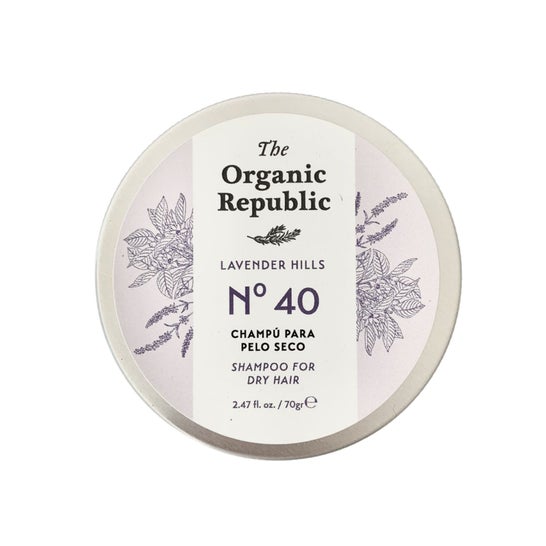 The Organic Republic Shampooing solide pour cheveux secs 70g