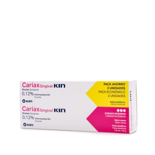 Cariax Pack Gingival Kin Dentifrice 2x125ml