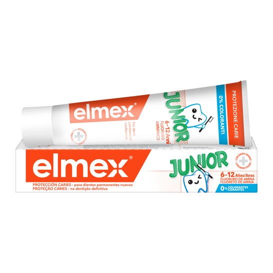 Elmex Dentifrice Junior 6-12 Ans 75ml