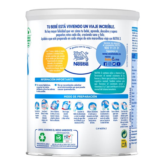 Nestlé Nativa™ 3 800g.