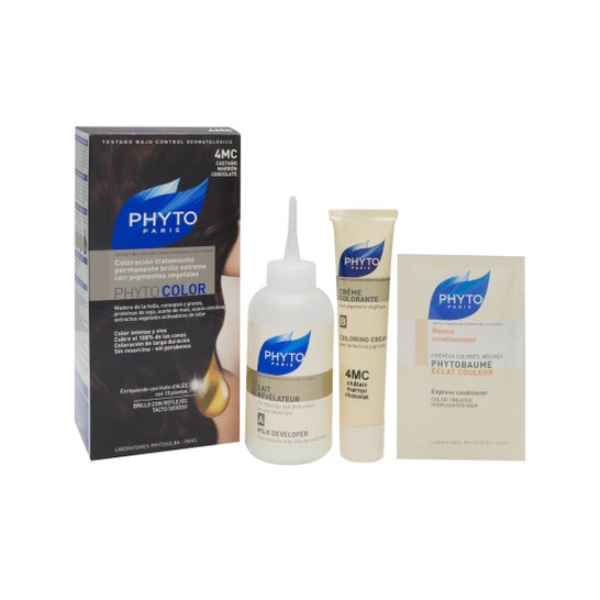 Phyto Phytocolor Couleur Soin 4MC Marron Chocolat 1 kit