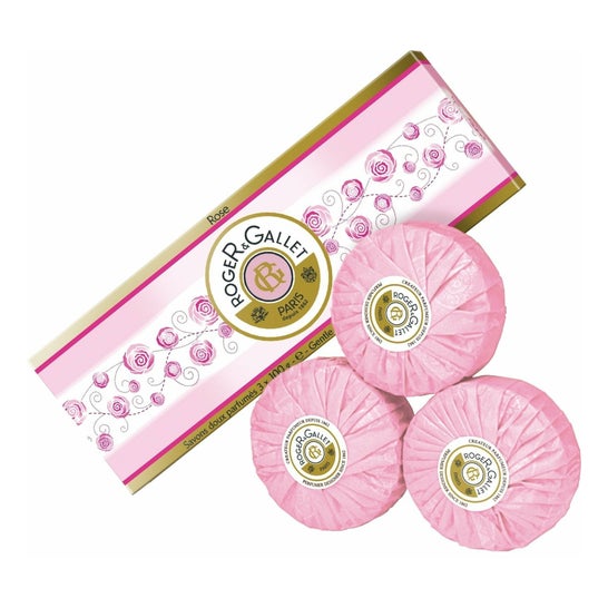 Roger&Gallet Savon à la rose 3x100g