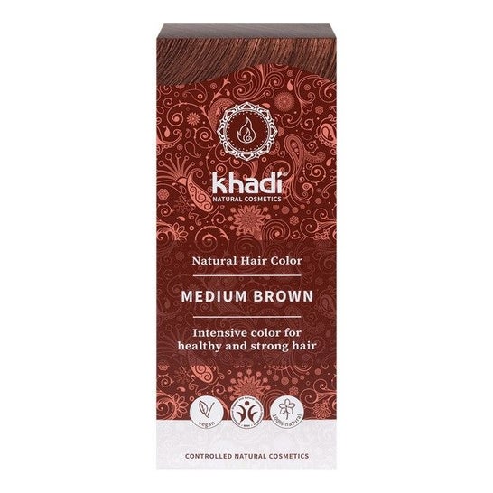 Khadi Medium Chestnut Dye 100% Veget 100g