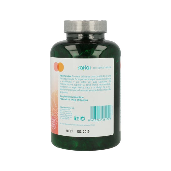 Sakai Huile d'onagre 500mg 450 Perles
